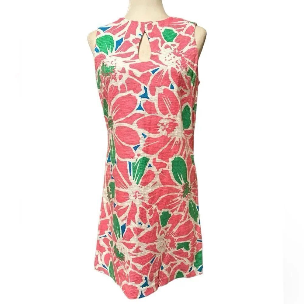 Taylor Sleeveless Cutout Front Dress Size 8 Tropical Floral Spring Summer Fun